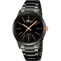 Lotus Reloj Hombre 18162/2 Minimalist Caja de Acero Inoxidable 316l Negro Correa de Acero Inoxidable 316l Negro