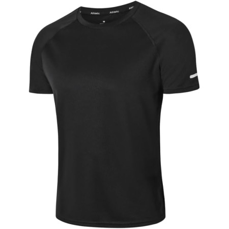 ZENGVEE Men's Sports T-Shirt, Short Sleeve T-Shirts, Quick Drying Breathable for Running Gym