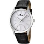 Lotus Reloj Hombre 15961/1 Minimalist Caja de Acero Inoxidable 316l Plateado Correa de Cuero Negro