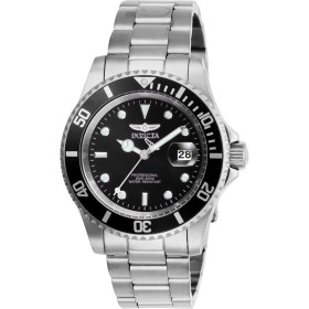 Invicta Pro Diver Reloj de cuarzo para hombre de acero inoxidable, 40 mm