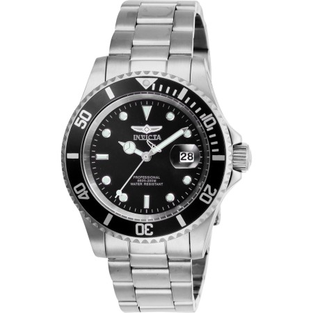 Invicta Pro Diver Reloj de cuarzo para hombre de acero inoxidable, 40 mm