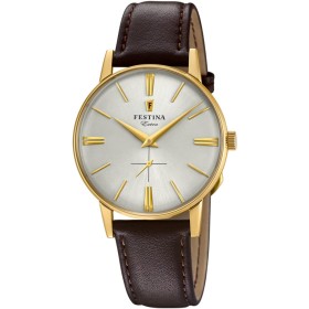 Festina Reloj Hombre Caja de Acero Inoxidable Correa de Cuero