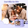 Instant Photo Camera, 12MP Selfie Instant Camera, 1080P 2.4 inch HD Video Camera Photos for Children with 32GB SD Card,