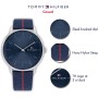 Tommy Hilfiger Reloj Analógico de Cuarzo para Hombre con Correa en Nailon Azul Marina - 1791844