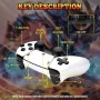 Consola de Juegos Retro, Game Stick 21.000+ Juegos Clásicos, Plug & Play HDMI, Consola Portáti 2 Mandos Inalámbricos, Niños y