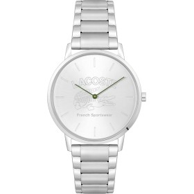 Lacoste Reloj Analógico de Cuarzo para Hombre Colección CROCORIGIN - Disponible con Brazalete de Acero Inoxidable o Correa de