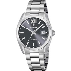 Festina Reloj Hombre F20707/3 Classics Caja de Acero Inoxidable 316l Plateado Correa de Acero Inoxidable 316l Plateado