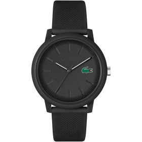 Lacoste Reloj Analógico de Cuarzo para Hombre o Mujer, con una elegante correa de silicona con textura petit piqué