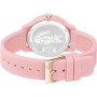 Lacoste Reloj Analógico de Cuarzo para Hombre o Mujer, con una elegante correa de silicona con textura petit piqué