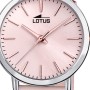 LOTUS Reloj Mujer Caja de Acero Inoxidable Correa de Cuero