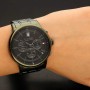 Tommy Hilfiger Reloj Analógico de Cuarzo Multifunción para Hombre con Correa de Acero Inoxidable o en Piel