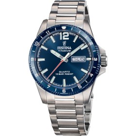 Festina Reloj Hombre F20698/2 Titanium Caja de Titanio Plateado Correa de Titanio Gris