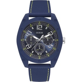 GUESS Reloj Analógico para Hombre de Cuarzo con Correa en Silicone W1256G3