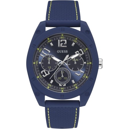 GUESS Reloj Analógico para Hombre de Cuarzo con Correa en Silicone W1256G3