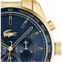 Lacoste Reloj Cronógrafo de Cuarzo Colección Boston para Hombre con Pulsera de Cuero o Acero Inoxidable en Enlace o Malla