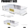Pilikoll 3 Piezas Organizador de Cables con Tapa Caja de Gestión de Cables con 7 Compartimentos, 30 Bridas de Cables Caja de
