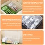 Pilikoll 3 Piezas Organizador de Cables con Tapa Caja de Gestión de Cables con 7 Compartimentos, 30 Bridas de Cables Caja de