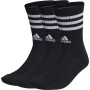 adidas 3-stripes Cushioned Crew Socks 3 Pairs Calcetines Unisex adulto (Pack de 3)