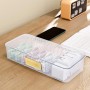 Pilikoll 3 Piezas Organizador de Cables con Tapa Caja de Gestión de Cables con 7 Compartimentos, 30 Bridas de Cables Caja de