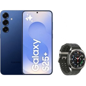 SAMSUNG Galaxy S25+ 512GB Azul Marino + Galaxy Watch Ultra - Móvil con IA, Galaxy AI, Dual SIM con Smartwatch
