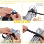1 rollo de correas ajustables de 10 m, bridas reutilizables, correas de velcro ajustables para organizar cables, gestión de