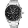 Seiko Reloj Analógico para Hombre de Cuarzo japonés con Correa en Acero Inoxidable SSB379P1