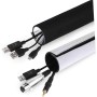 DOITOOL 3m Organizador De Cables De Neopreno Flexible Protector De Cables para TV Y Computadora El Hogar Y Oficina