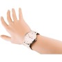 Tommy Hilfiger Reloj Analógico de Cuarzo para Mujer con Correa de Malla de Acero Inoxidable Plateada o Correa de Cuero Rosa