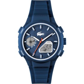 Lacoste Reloj de Cuarzo Multifuncional Analógico-Digital para Hombre Colección LC33 Collection con Correa en Silicona -