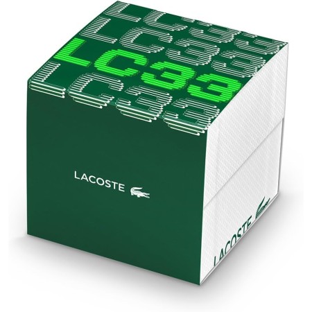 Lacoste Reloj de Cuarzo Multifuncional Analógico-Digital para Hombre Colección LC33 Collection con Correa en Silicona -