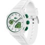 Lacoste Reloj de Cuarzo Multifuncional Analógico-Digital para Hombre Colección LC33 Collection con Correa en Silicona -