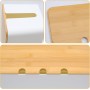 Fahibin Caja organizadora de Cables Grande Negra, Organizador de Cables Grande con Tapa de Madera para Ocultar y Recoger Cables