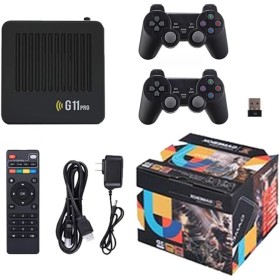 G11pro HD Retro Video Game Box Consola Home Acrade con 256G 60.000 juegos (EE. UU.), 2.4G controladores duales inalámbricos,