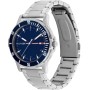 Tommy Hilfiger Reloj para Niño Esfera Azul, Pulsera de Acero Inoxidable, Caja 34mm, Bisel de Aluminio, Cuarzo, 5 ATM