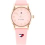 Tommy Hilfiger Reloj analógico niña con Correa de Silicona en Rosa Colección Girls Communion - 1720038 -
