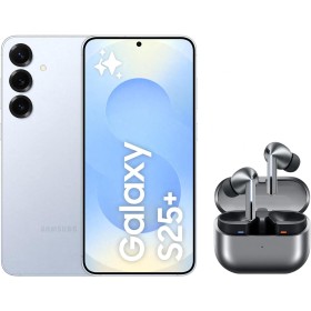 SAMSUNG Galaxy S25+ 512GB Azul + Galaxy Buds3 Pro - Móvil con IA, Galaxy AI, Dual SIM con Auriculares inalámbricos