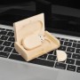 Memoria USB acrílica de 32GB, LEIZHAN Memoria Pendrive de Silicona Regalos para Estudiantes, familias y niños (32GB, acrílico)