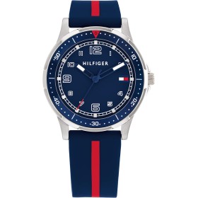 Genérico Reloj CADETE Caja 34MM Acero Silicona Azul 1720036