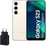 Samsung Galaxy S23, 128GB + Cargador de 45W - Smartphone Android con IA, Teléfono Móvil Desbloqueado, Color Beige (Versión
