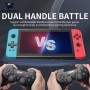 Cawevon Powkiddy X70 HD - Consola de juegos de mano retro de 7 pulgadas, joystick FC, simulador de arcade, batalla de dos