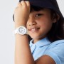 Lacoste Reloj Analógico de Cuarzo para Niños con Correa en silicona