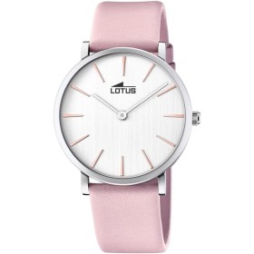 Reloj LOTUS Para Mujer 18776/1 Outlet Caja de Acero inoxidable 316l Gris plata Correa de Cuero Rosa
