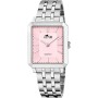 Lotus Reloj Mujer 18980/3 Square Series Caja de Acero Inoxidable 316l Plateado Correa de Acero Inoxidable 316l Plateado