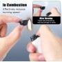 60 Piezas Diámetro 10 mm 12 mm 14 mm pasamuros para Juntas de Cable Pasacables Goma, Anillo de Ojal Proteger Cables Pasacables