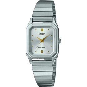 Casio Reloj Cuarzo Mujer 23.00mm con dial Analógico Plata y Correa de Pulsera de Metal Plata LQ-400D-7AEF