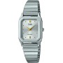 Casio Reloj Cuarzo Mujer 23.00mm con dial Analógico Plata y Correa de Pulsera de Metal Plata LQ-400D-7AEF
