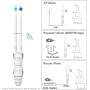 WAVLINK AC600 Repetidor WiFi Largo Alcance/Amplificador Larga Distancia Support PoE/Dual-Banda 2.4+5G/2 Antena WiFi Repeater