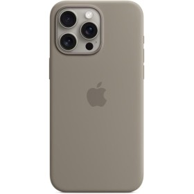 Apple Funda de Silicona con MagSafe para el iPhone 15 Pro MAX - Arcilla ​​​​​​​