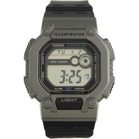 Casio Serie W737HX | Reloj digital para hombre | Correa negra/XL | Cronómetro 1/100 SEC | Temporizador de cuenta regresiva | Luz