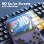 R36S - Consola de juegos portátil 64G con más de 15000 juegos, sistema Linux RK3326 de 3.5 pulgadas IPS Scree Retro Arcade